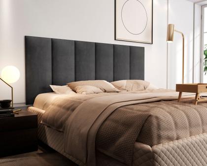 Imagem de Conjunto 2 Mesa de Cabeceira Criado Sleep Quarto Casal e Cabeceira 1,40 cm