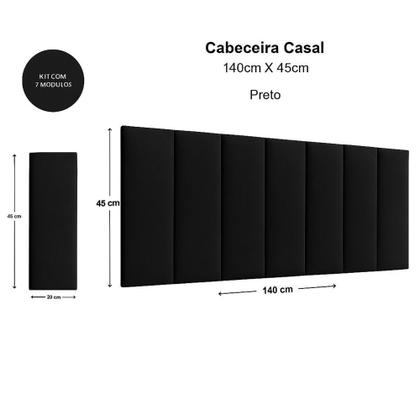 Imagem de Conjunto 2 Mesa de Cabeceira Criado Sleep Quarto Casal e Cabeceira 1,40 cm