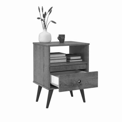 Imagem de Conjunto 2 Mesa de cabeceira Retro Quarto Cama - Ted