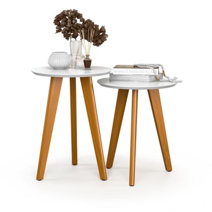 Imagem de Conjunto 2 Mesas Classic Maju New Decoração Sofisticado Novo - Várias Cores