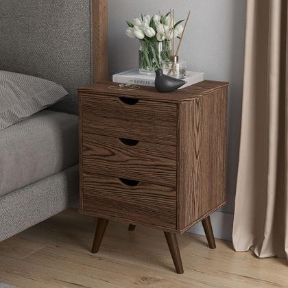 Imagem de Conjunto 2 Mesas De Cabeceira 3 Gavetas New