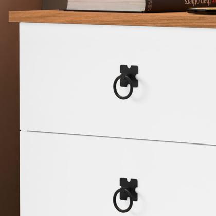 Imagem de Conjunto 2 Mesas de Cabeceira com Pés Palito Madri com 3 gavetas para quarto - Várias Cores