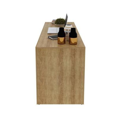 Imagem de Conjunto 2 Peças com Escrivaninha ME4109 e Gaveteiro ME4108 163cm Amendoa Marrom