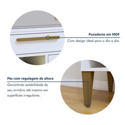 Imagem de Conjunto 2 Peças Paneleiro com Fruteira e Balcão 5 Bocas João Pessoa