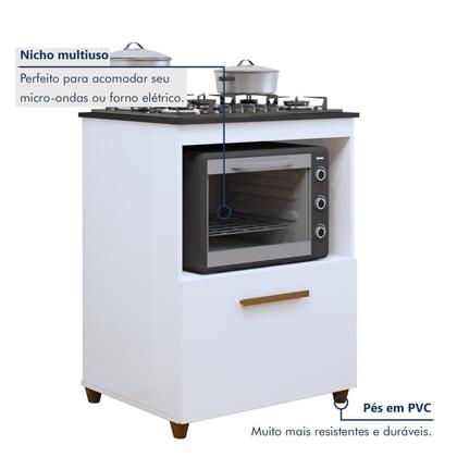 Imagem de Conjunto 2 Peças Paneleiro com Fruteira e Balcão 5 Bocas João Pessoa