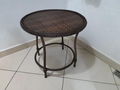 Imagem de Conjunto 2 Poltronas 1 Sofá 1 Mesinha Jogo Fibra Sintética Junco Vime Varanda
