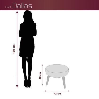 Conjunto 2 Poltronas e 1 Puff Dallas - Matrix Imagem de Conjunto 2 Poltronas e 1 Puff Dallas