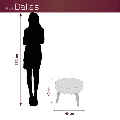 Conjunto 2 Poltronas e 1 Puff Dallas - Matrix Imagem de Conjunto 2 Poltronas e 1 Puff Dallas