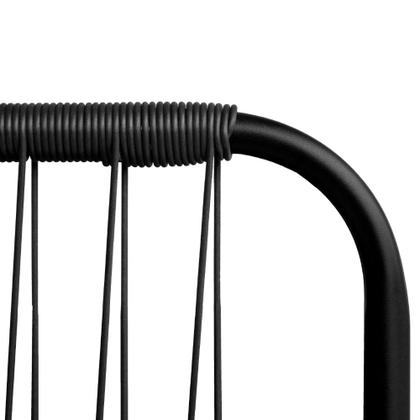 Imagem de Conjunto 2 Poltronas para Sala de Estar Córdova em Aço Carbono e Fibra Sintética Acesse Móveis