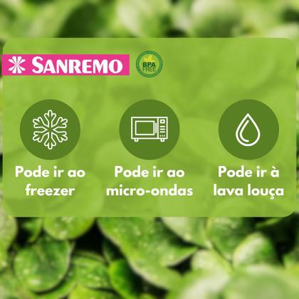 Imagem de Conjunto 2 Potes Herméticos com Travas 820ml e 1,6L Verde