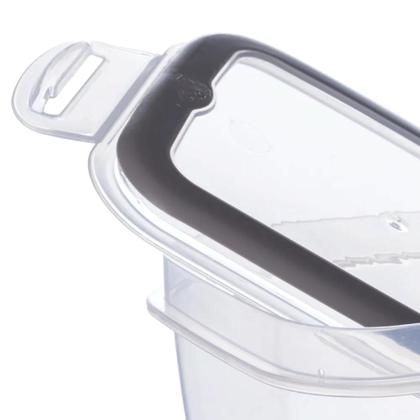 Imagem de Conjunto 2 Potes Herméticos Para Mantimentos 3,0 Litros Com Trava