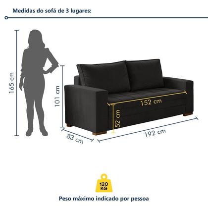 Imagem de Conjunto 2 Sofás 2 e 3 Lugares Urban