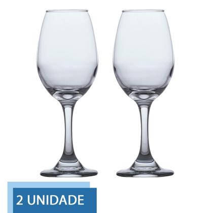 Imagem de Conjunto 2 Taças de Vidro 365ml VINHO TINTO ÁGUA Cristal