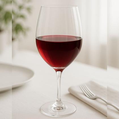 Imagem de Conjunto 2 Taças de Vidro 365ml VINHO TINTO ÁGUA Cristal