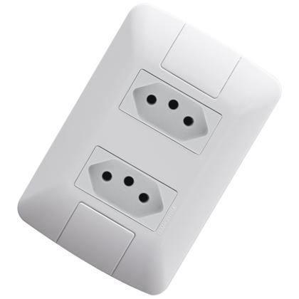 Imagem de Conjunto 2 Tomadas 2P+T 10A/250V Aria Br Tramontina