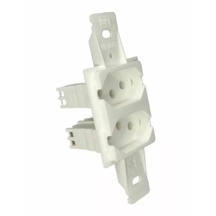 Imagem de Conjunto 2 Tomadas 2P+T 20A 250V Sem Placa Preto Padrao WEG