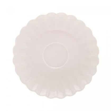 Imagem de Conjunto 2 Xicaras de Café em Porcelana com Pires Pétala Branco Matt 90ml Wolff