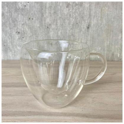 Imagem de Conjunto 2 Xicaras para Café/Chá Coração Parede Dupla Vidro 230ml - 7899768013758