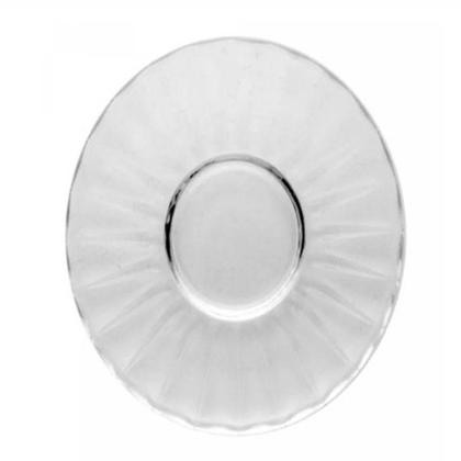 Imagem de Conjunto 2 Xícaras para Café de Cristal com Pires Radial 180ml - Lyor