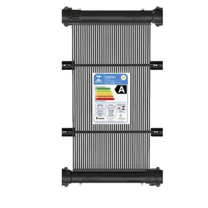 Imagem de Conjunto 20 Placas 2 Metros (2,00x0,33m) e Terminações para Aquecimento Solar Piscinas - KS Aquecedores  Modelo TekSol