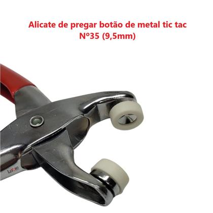 Imagem de Conjunto 3 Alicates Para Furar E Aplicar Ilhós E Botão Metal