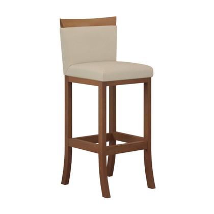 Imagem de Conjunto 3 Banquetas Alta em Madeira Maciça Paris