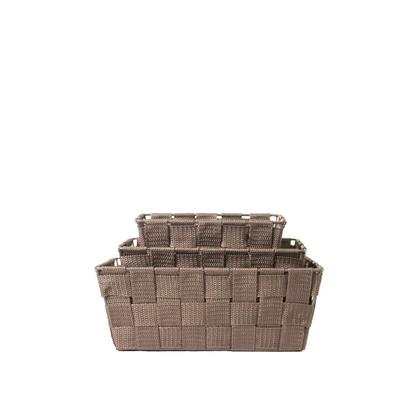 Imagem de Conjunto 3 Cestos Organizadores Ogza Marrom