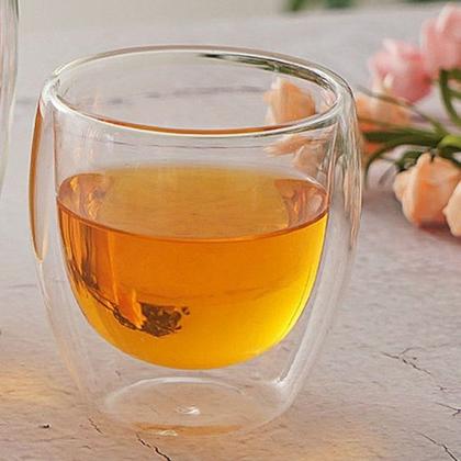 Imagem de Conjunto 3 Copos Duplo de Vidro Parede Dupla 250 ml Café Expresso Cerveja Chopp Chá Kit Com 3 Peças