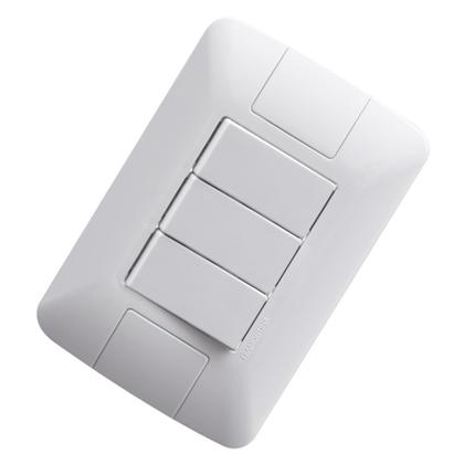 Imagem de Conjunto 3 Interruptor Simples 6A/250V Aria Tramontina