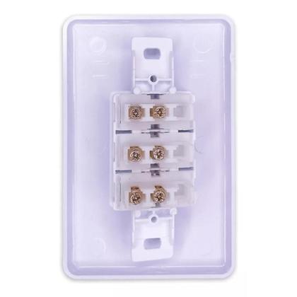 Imagem de Conjunto 3 Interruptores Paralelos 6a 4x2 Stylus - Ilumi