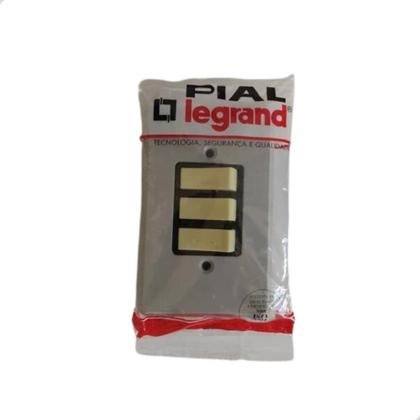 Imagem de Conjunto 3 Interruptores Simples Silentoque - Pial Legrand