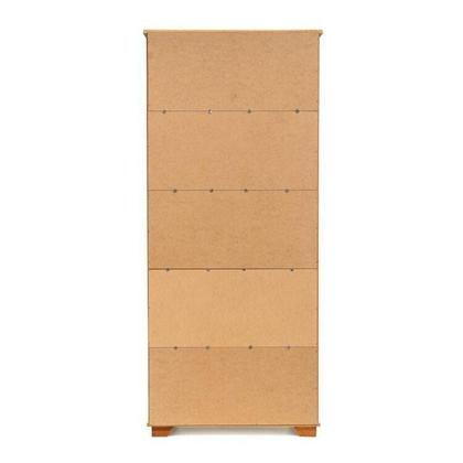 Imagem de Conjunto 3 Peças Rack 210cm, Armário e 1 Balcão Madeira Maciça Ananda CabeCasa MadeiraOriginals Branco Off White/Mel Off White/Mel