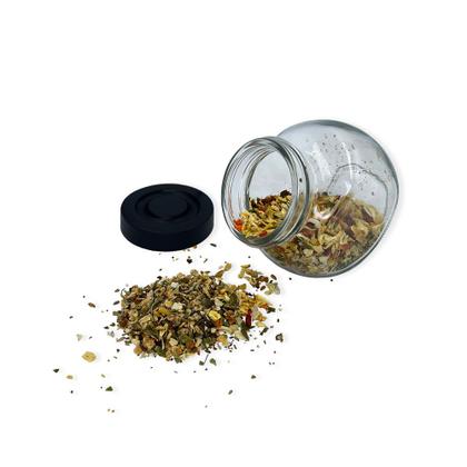 Imagem de Conjunto 3 Porta Condimentos Temperos Vidro Com Tampa 