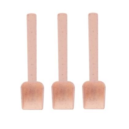 Imagem de Conjunto 3 Porta Temperos Saleiro Bambu e PP Com Colher e Bandeja Rosa - Lyor