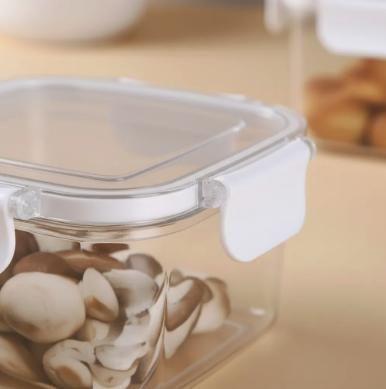 Imagem de Conjunto 3 Pote Hermético Tampas com Travas Quadrado ou Retangular