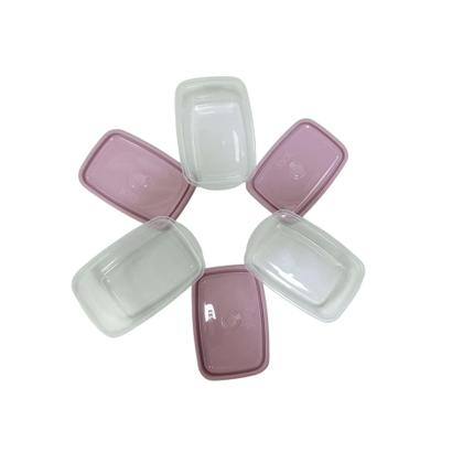 Imagem de Conjunto 3 Potes de Plástico Marmita Sanremo 785ml - Rosa