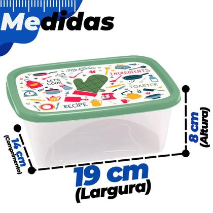 Imagem de Conjunto 3 Potes Plásticos Mantimento Freezer Jaguar PMG