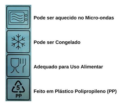 Imagem de Conjunto 3 Potes Transparente P/ Alimentos Com Trava Atóxico