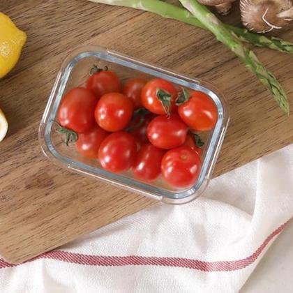 Imagem de Conjunto 3 Potes Vidro Hermético Mantimentos Marmita 370ml