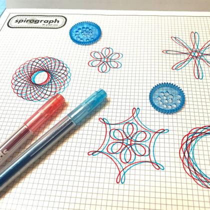 Imagem de Conjunto 3D Spirograph - Crie designs 3D incríveis - A partir de 8 anos