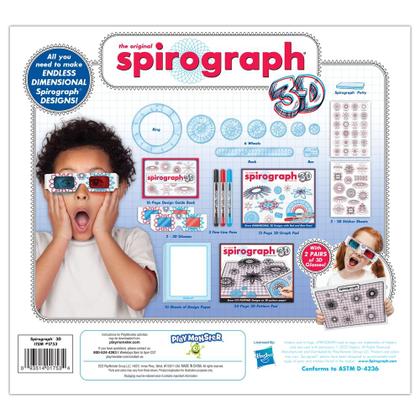 Imagem de Conjunto 3D Spirograph - Crie designs 3D incríveis - A partir de 8 anos