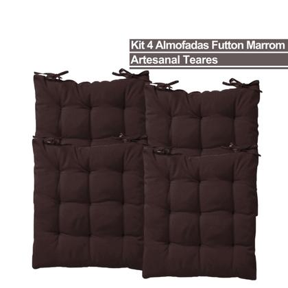 Imagem de Conjunto 4 Almofadas Design Decorativo Sofá Futton Lisa