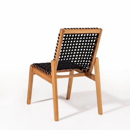 Imagem de Conjunto 4 Cadeiras 1 Banco 1 Mesa 180cm - Varanda Coberta/área Gourmet Traço