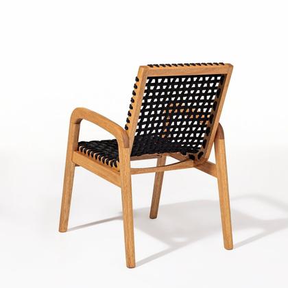 Imagem de Conjunto 4 Cadeiras 1 Banco 1 Mesa 180cm - Varanda Coberta/área Gourmet Traço