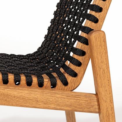 Imagem de Conjunto 4 Cadeiras 1 Banco 1 Mesa 180cm - Varanda Coberta/área Gourmet Traço