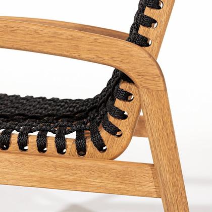 Imagem de Conjunto 4 Cadeiras 1 Banco 1 Mesa 180cm - Varanda Coberta/área Gourmet Traço