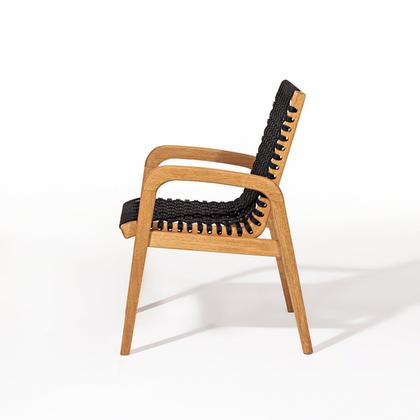 Imagem de Conjunto 4 Cadeiras 1 Banco 1 Mesa 180cm - Varanda Coberta/área Gourmet Traço