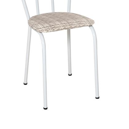 Imagem de Conjunto 4 Cadeiras Hécate Branco e Rattan