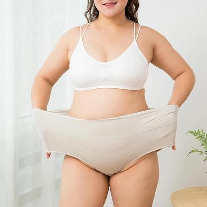 Imagem de Conjunto 4 Calcinhas Algodão Plus Size Cintura Alta - Conforto e Modelagem