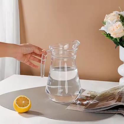 Imagem de Conjunto 4 Copos 310ml Com Jarra 1,3 Litros Vidro Agua Suco